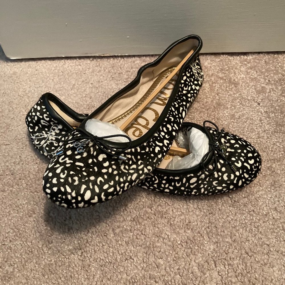 sam edelman felicia calf print flat